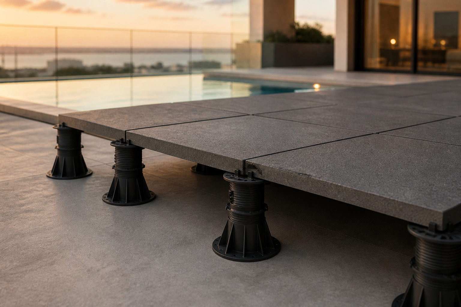 Pedestal heads & spacers